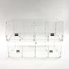 24 X 12 X 8" Acrylic Bin Organizer Compartments Display Bin Candy Cereal Bean
