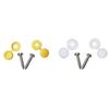 Number Plate Fixing Fixing Screws And Caps 2x Front 2x Rear
