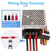 PWM DC Motor Speed Controller, DC 10-55V/60A, LED Display Stepless DC Motor Speed Controller with Adjustable Potentiometer and Forward-Brake-Reverse Switch