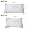 Bamboo Pillows 2 Pack Queen Size Memory Foam Pillows Cooling Bed Pillow