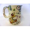 3 Piece Tea Set in Crazy Farm Design