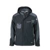 JAMES & NICHOLSON Professionelle Softshelljacke mit warmem Innenfutter (S, black/carbon)