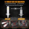 For Dodge Sprinter 2500 3500 2005-2006 LED Headlight Bulbs Hi/Lo Beam White 4pcs