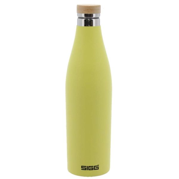 SIGG 50325 Meridian Outdoor Water Bottle, Stainless Steel Bottle, 0.5L Ultra Lemon