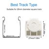 INCREWAY Venetian Blinds No Drill No Tools, Adhesive Blinds Bracket Kit, Manual for Window, White