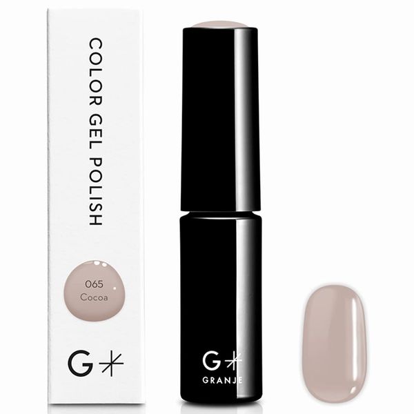 Gel Nail Color (065 Cocoa) | Color Gel Single Item, Solid Color, Beige, Gurege, Made in Japan, Self Gel Nail