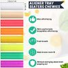80 Pieces Chewies Aligner Aligner Tray Seaters Chewies Colourful Aligner Seater Chewies Chompers, 8 Colors