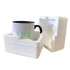 Heartbeat Chess - 11oz - Ceramic Two-Tone Mug for Coffee/Tea - Black/White - One Size