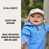 Mikk-line Baby Sun Hat UV Protection, Grey green, 55