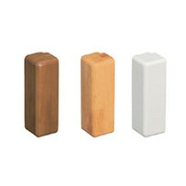 BAUHAUS BH-24 M Brown (0402-3902) Wooden End Cover for True Wall (with Double Sided Tape) for 3.9 inches (100 mm)