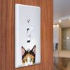 WIRESTER Single Gang Toggle Light Switch Plate/Wall Plate Cover - Calico Kitten Cat
