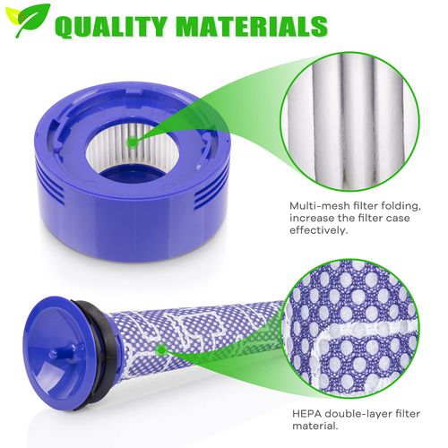 V8 Filter for Dyson Vacuum Replacement Filter for Dyson V8+, V8, V7 Absolute Animal Vacuum Cleaner, Replaces Part # DY-96566101, DY-96747801 …