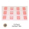 Studex Sterilized Piercing Earrings Ear Stud Mini Gold April 12 Pair Individually Packaged