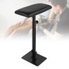 Tattoo Arm Rest, Professional Tattoo Armrest and Legrest, Stand Height Adjustable Foldable Armrest Pad Tattooing Soft Sponge Pad Rest Stand for Studio Salon Tattoo, 180° Tilt, Black