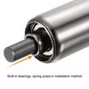 2pcs 1" x 8" Stainless Steel Gravity Conveyor Roller Transmission Galvanized End