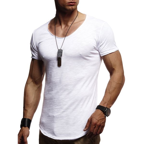 Leif Nelson -T Shirt Herren für Sports & Outdoor | Sportshirt Herren Kurzarm & Slim Fit Tshirt Herren | Teil der Herren Sportbekleidung | Manner T-Shirt | Activewear & Gym Shirt für Herren |LN-10952T