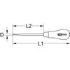 KS Tools 300.1081 Punch, 190 mm