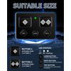Axp1/Axs1 Remote Transmitter Replace for Ghost Controls Remote, 5-Button Premium Remotes Fits for Ghost Gate Opener Remotes for Automatic Gate Openers, 3 Pack