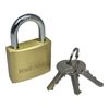 Padlock with 3 Keys General Purpose Brass Lock 40mm