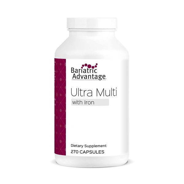 Bariatric Advantage Ultra Multi with Iron, High Potency Daily Multivitamin fo...