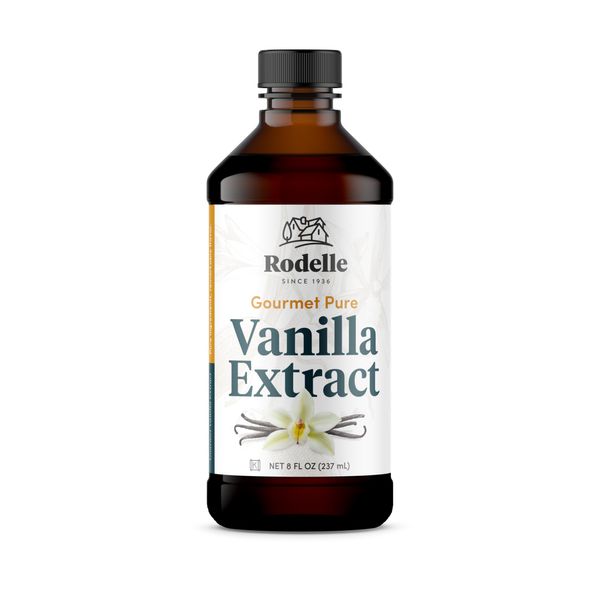 Rodelle Gourmet Pure Vanilla Extract, 8 Oz