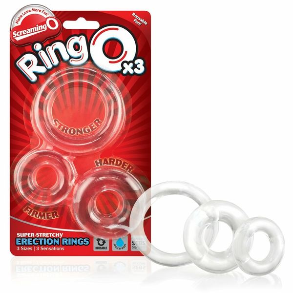 ScreamingO RingO Silicone Donut Cock Ring Stop Premature Ejaculation ED Solution