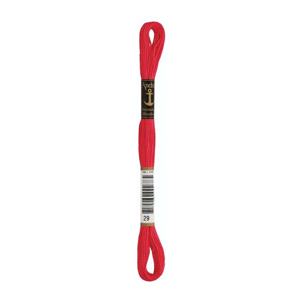 Bulk Buy: Anchor Thread Six Strand Embroidery Floss 8.75 Yards Carnation Dark 4635-29 (12-Pack)