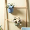 2 Pcs Plastic Hanging Trash Can Wall Mounted Food Waste Bin for Kitchen Garbage
