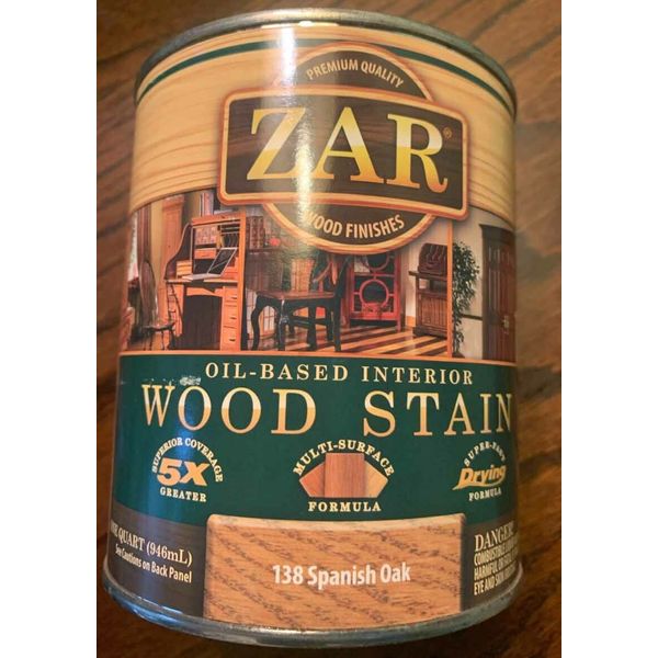 Zar Interior Stain 138 SPANISH OAK Quart