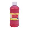 School Smart Washable Finger Paint, Red, 1 Pint Bottle
