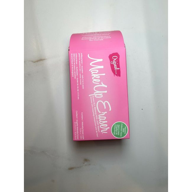 Original Pink Make Up Eraser 15.5in x 7.24in New in Box