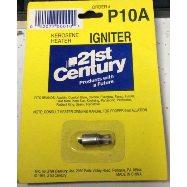 NEW OLD STOCK 21ST CENTURY P10A KEROSENE HEATER IGNITER