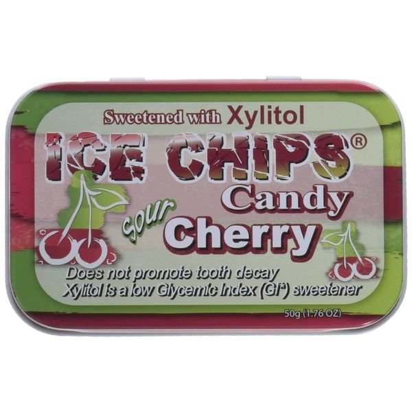 ICE CHIPS CANDY - Sour Cherry 1.76 OZ