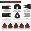 JORGENSEN 4 Amp Oscillating Tool 5°Oscillation Angle Multi-Tool Saw Kit 7-speed