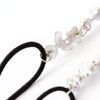 Women's Silver Rhinestone Flower Hair Band Elastic Headband