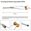 MAXIMUMCATCH Fly Tying Tools, Whip Finisher/Bobbins/Hackle Plier/Needle/Threader (Bobbin (FBTB))