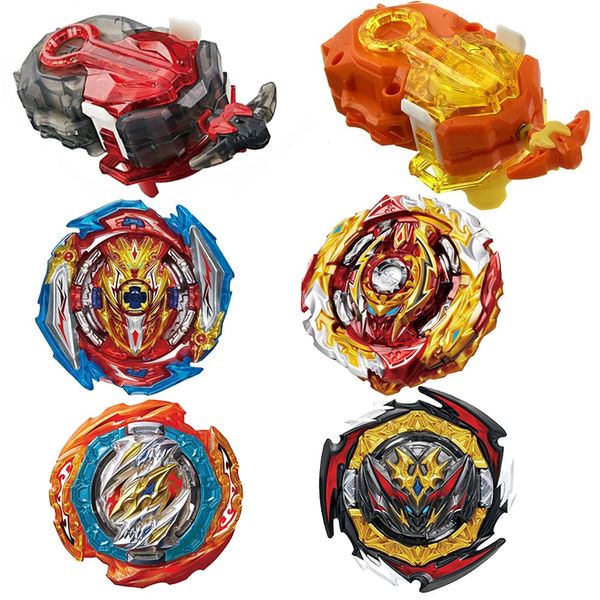 Bey Battle Burst Gyro Blade Toy Set Great Birthday Gift for Kids Children Boys 6 8 + Metal Fusion Attack Top Battling Game with 4 Spinning Tops 2 Two-Way Launcher