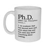 Definition of Ph.D. 11 ounce Coffee or Tea Mug