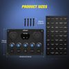 Nilight 5 Gang Multi Function Waterproof Switch Panel PD Type C and USB Charger