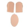 3D Educational Models Simulation Display Props Kit Include 1 X Nose and Mouth Model and 1 X Pair of Ear Model for Piercing Suture Practice (Silicone Material) (Medium Skin Color)