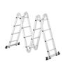 Multi-Purpose Folding Ladder 7-in-1 4 Step 15.5ft Reach Height for Work