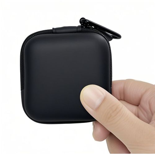 TINNALART Mini Chip Card Reader Scanner Carrying Case Compatible with Square A-SKU-0485 ，for EMV Chip Cards/Apple Pay/Android Pay，size of 3.5" x 3.5"，Black （Case Only）