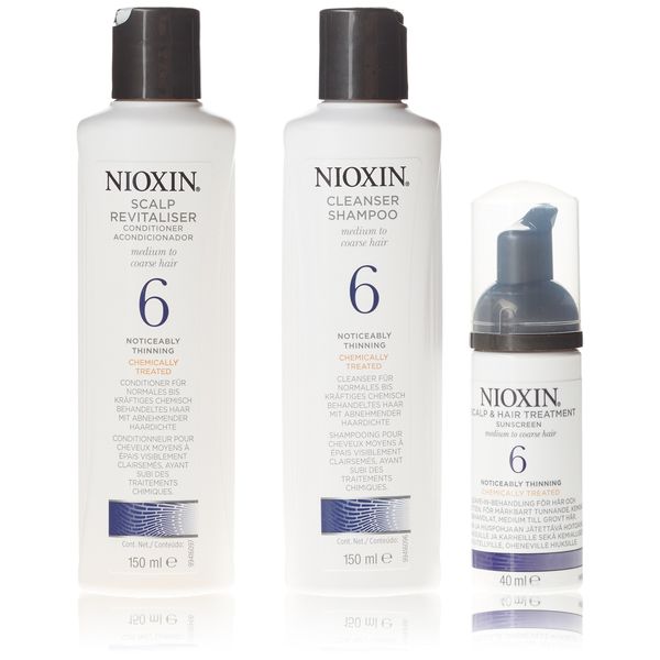 NIOXIN System 6 Haarpflegesystem Starter-Set, 3-teilig, 340 ml