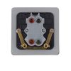 Schneider Electric Ultimate Flat Plate - Single Light Switch, 2 Pole, GU2210BPC, Polished Chrome with Black Insert
