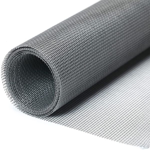 WAIZHIUA Window Screen Mesh 120cm x 250cm Fiberglass Screen Insect Mesh Replacement Fly Net for Windows Doors Cat-Proof(Grey)