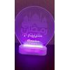 3D Acrylic Eid Ramadan Mubarak LED Night Light Islamic Muslim Table Lamp Decor