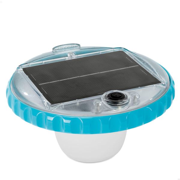 Intex Solar Powered LED Floating Pool Light - Solar Powered Flash Buoy - 2 Lighting Modes, 28695, White