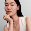 PANDORA Sparkling Bow Necklace- No Box