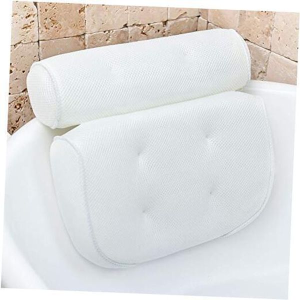 Bathtub Pillow for Neck and Shoulder: Spa Bathroom Accessories Bath Pillow for