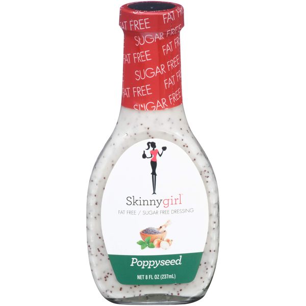 Skinnygirl Fat-Free Salad Dressing, Sugar-Free Poppyseed, 8 Ounce (Pack of 12)